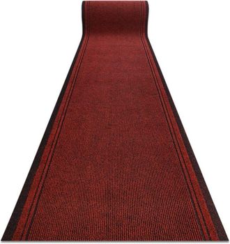 RugsX Felpudo Alfombra De Pasillo Con Refuerzo De Goma M&aacute;laga Rojo 3066 100 Cm Red 100x730 Cm