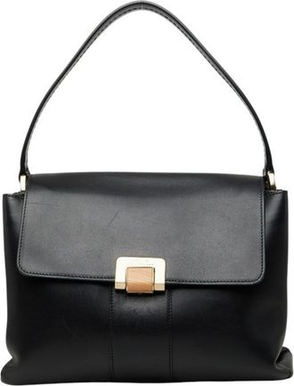 Bally Leather Shoulder Bag (Pre-Owned)
