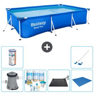 Bestway Piscina Bestway Steel Pro Rectangular - 300x201x66 Cm - 8-piezas S22086