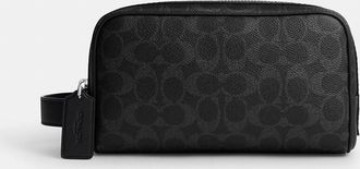 Coach Small Travel Kit In Signature Canvas