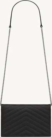 Saint Laurent Unisex Sac Sl H26 Noir Argent