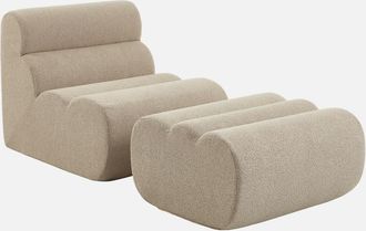 Sweeek Sill&oacute;n Envasado Al Vac&iacute;o De Borreguito Texturizado Con Reposapi&eacute;s