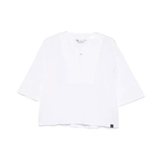 Max Mara Blouses, female, White, Size: 2XS Mxpsospiro 2611191019600001