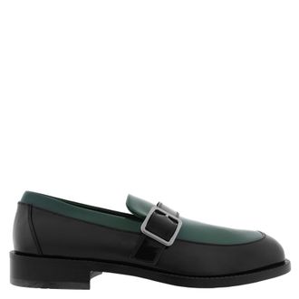 Ferragamo Patent Leather Monk-Strap Loafers, Size 10
