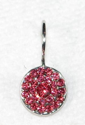 Mariana Womens Round Drop Earrings In Pink