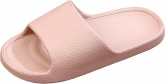 Generic Women Men Bathroom Slippers Soft Non Slip Shower Slippers Beach Memory Foam Slip On Indoor House Shoes Sliders Portable Bath Pool Lightweight Sandal