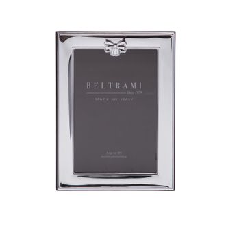 BELTRAMI Portafoto fiocco foto 10x15 cm Beltrami con argento Miro Silver