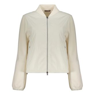 Herno Jassen, Dames, Wit, XL, Katoen, Licht Jack