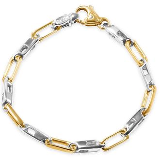 Pompeii3 Mens Link 14k Gold (27gram) or Platinum (44gram) 6mm Bracelet 8.5