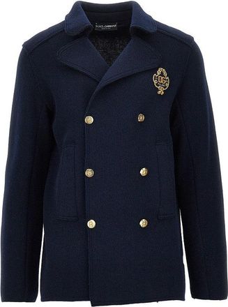 Dolce & Gabbana Knitted double-breasted jacket Man L