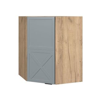 Vicco Armario Colgante De Esquina Fame-line, Azul Claro-gris, 57 Cm