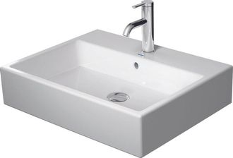Duravit Vero Air Wastafel - 60x47cm - 1 kraangat - met overloop - wit