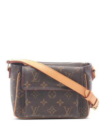 Louis Vuitton 2001 Monogram Viva Cite PM crossbody bag - women - Fabric/Leather - One Size - Brown