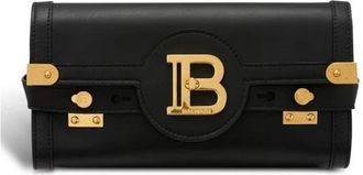 Balmain B-Buzz Pouch 23 leren clutch - Dames - Schoudertassen - Zwart - ONE Size - Leer - Tassen