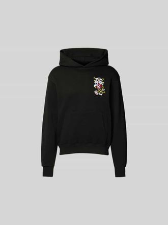 Kenzo Oversized Hoodie aus reiner Baumwolle in Black, Gr&ouml;&szlig;e XL