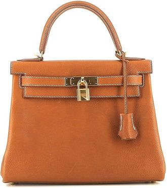 Hermès 2021 Kelly 28 handbag - women - Leather - One Size - Brown