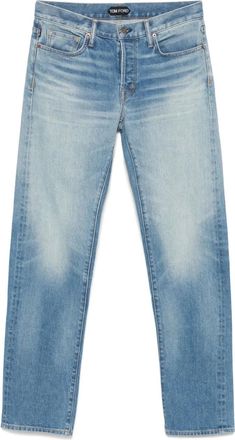 Tom Ford Jeans con effetto schiarito - Blu