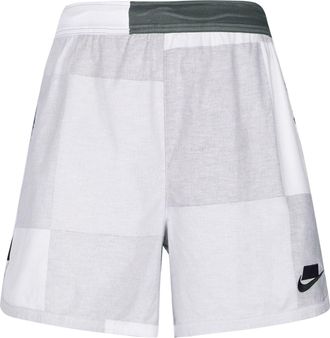 Nike Mens Nike Splicing Colorblock Sports Straight Shorts Gray CJ5076-068