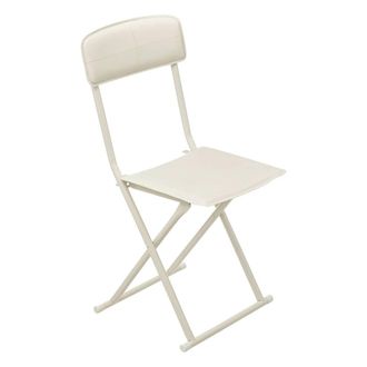 5five Simply Smart Atmosphera - Silla Plegable De Polipiel Beige Cr&eacute;ateur DInt&eacute;rieur