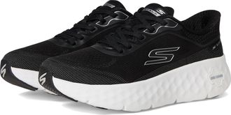 Skechers Womens Go Walk Max Cushioning Flex Remi Hands Free Slip-ins Sneaker, Black/White, 7.5 UK