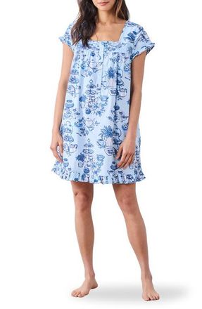 Printfresh Organic Cotton Nightgown in Notting Hill Blue at Nordstrom, Size X-Small