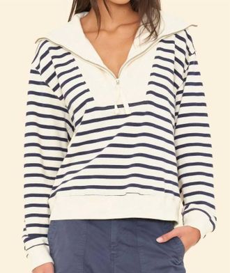 Xirena Kat Sweatshirt In Natural Stripe
