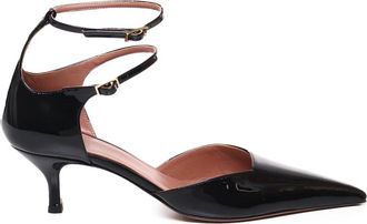 Giuliano Galiano Zwarte Lakleren Platte Schoenen - Dames - Pumps - Zwart - 38 EU - Schoenen