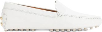Tod's Gommino Moccasins - Dames - Loafers - Wit - 36 1/2 EU - Leer - Schoenen