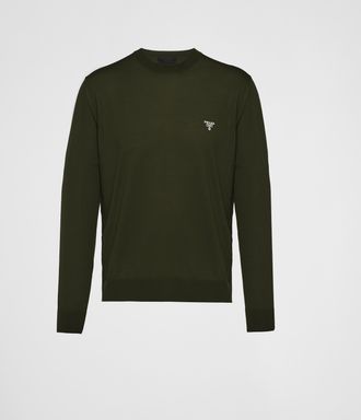 Prada Superfine wool crew-neck sweater