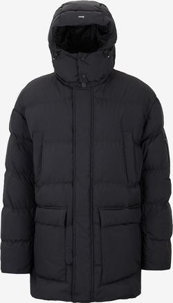 Herno Mittellange gesteppte Daunenjacke mit Kapuze