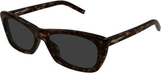 Saint Laurent SL 613 Zonnebril - unisex - Zonnebrillen - Bruin - 58 MM - Accessoires