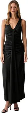 Fracomina Dames, Jurken, Zwart, Maat: XL Spandex