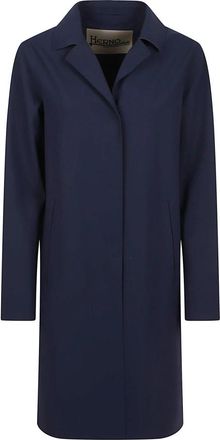 Herno Blauwe Capes voor Vrouwen Ss 25 - Dames - Mantel - Blauw - 2XL - Jassen