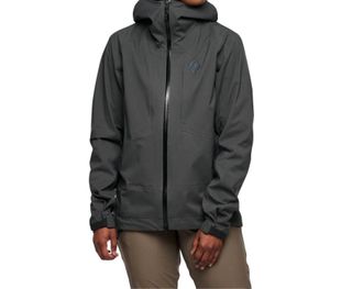 Black Diamond Highline Stretch Shell Jacket In Anthracite