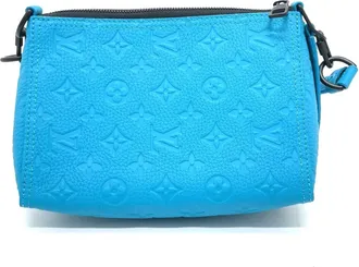 Louis Vuitton Blue Monogram Empreinte Shoulder Bag (Pre-Owned)