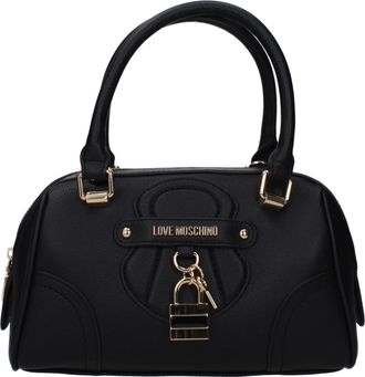 Love Moschino Borse a Mano Donna Poliuretano Nero