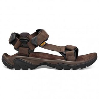 Teva Terra Fi 5 Universal Leather Sandalen f&uuml;r Herren | braun/schwarz