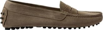 Scarosso Ashley Su&egrave;de Loafers - Dames - Loafers - Bruin - 38 EU - Su&egrave;de - Schoenen