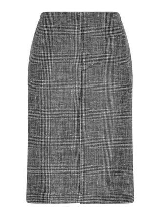 Bottega Veneta Printed Leather Midi Skirt