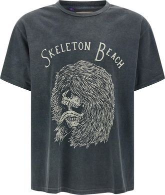 Gallery Dept. Black Cotton Mens T-Shirt