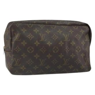 Louis Vuitton Pre-owned Clutches, female, Brown, Size: ONE SIZE Pre-owned Canvas Clutch