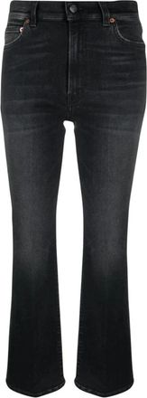 Haikure Slim Bootcut Jeans Medium Rise - Dames - Bootcut Jeans - Zwart - W30 - Jeans