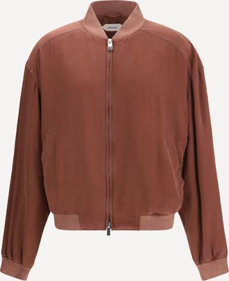 Versace Overdyed silk Jacket Male 48