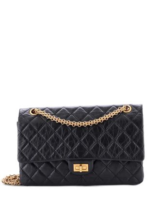 Chanel Reissue 2.55 Flap Bag Chevron Aged Calfskin 226 shoulder bag - Nero