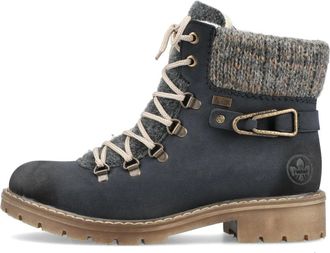 Rieker Enkellaarsjes - Dames - Schoenen - Blauw - Maat: 39 EU Synthetisch