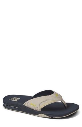 Reef Fanning Flip Flop in Navy/Oak/Lime at Nordstrom Rack, Size 13