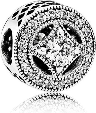 Pandora Vintage Zauber Charm - Dames - Sieraden - Grijs - ONE Size - Accessoires