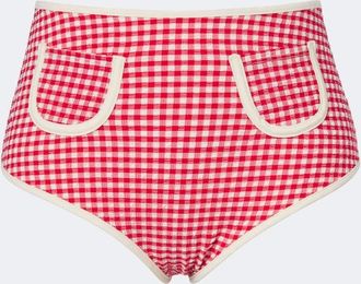 Montce Swim Slip bikini Polly a quadri