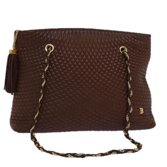 Bally Vintage Tote Bag Leather Leather Tote Bag Bag (Pre-Owned)