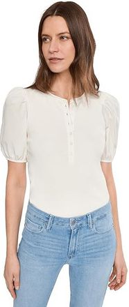 Paige Brandy Top Womens Clothing White : XS, Cotton/Spandex